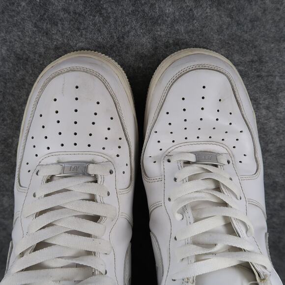 Nike Shoes Mens 10.5 Air Force 1 Sneakers Casual Lifestyle White Lace Up Trainer main image 14